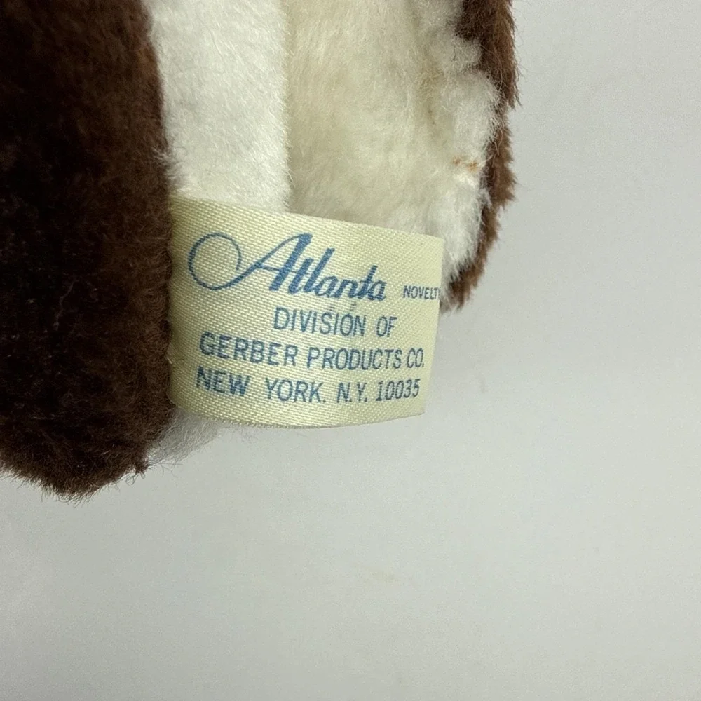 Vintage Atlanta Novelty Gerber Basset Hound‎ Plush Wind Up Music Box Lullaby Dog